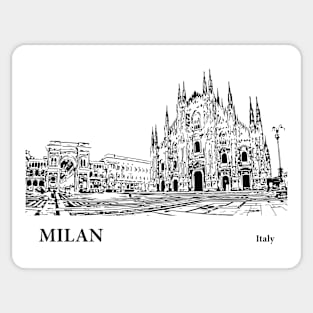 Milan Italy Sticker